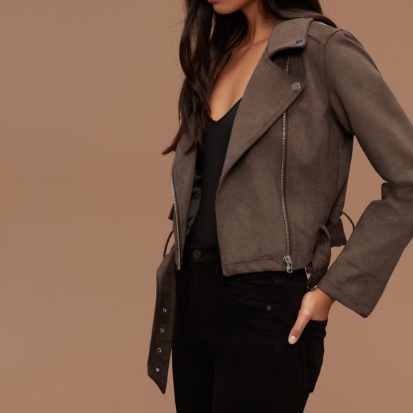 Aritzia Jackets & Blazers - Aritzia (Talula) cropped moto jacket, size small
